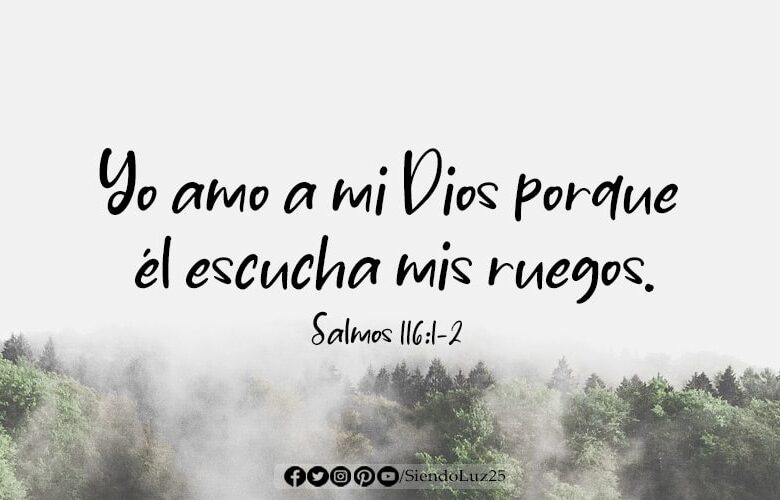 Él me escucha