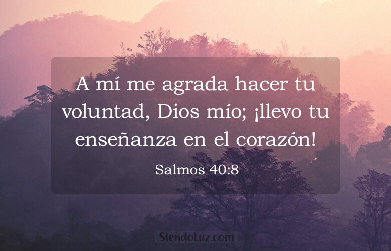 Salmos 40:8