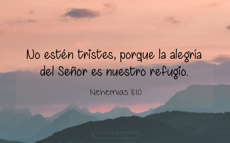 Nehemías 8:10 1 Nehemías 8:10